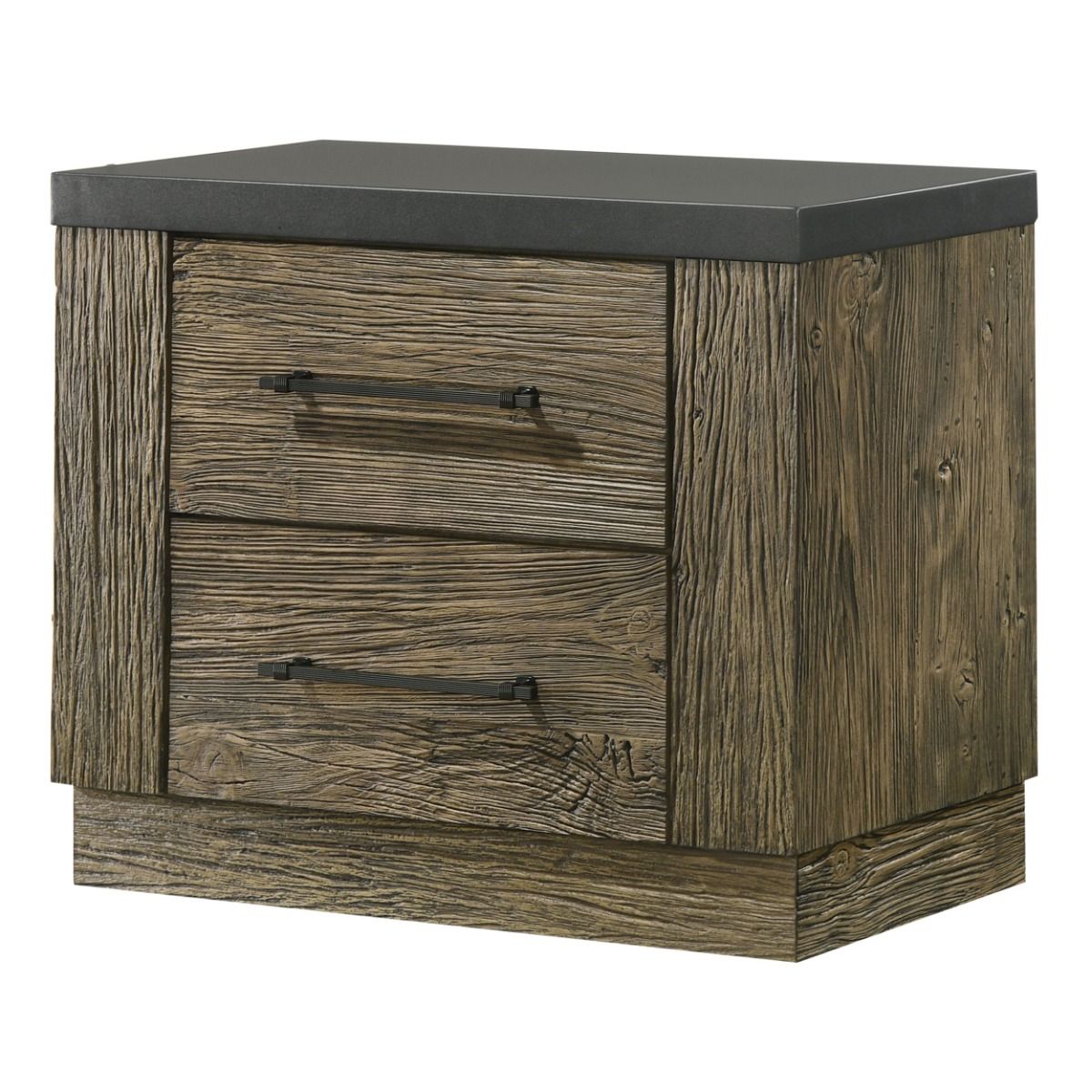 Lance - Nightstand - Tree Bark