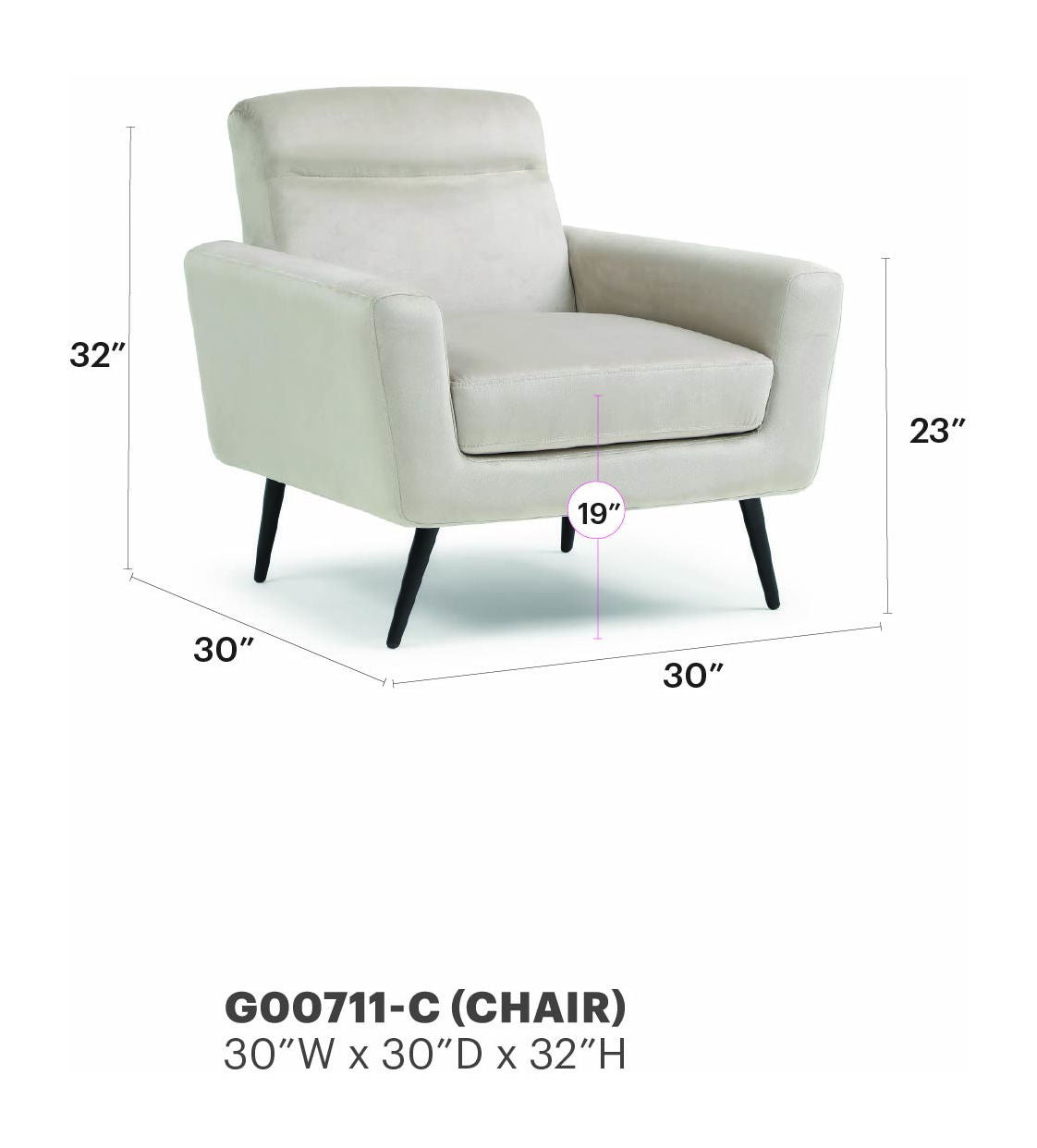 Glory Furniture - Hazlet - Chair