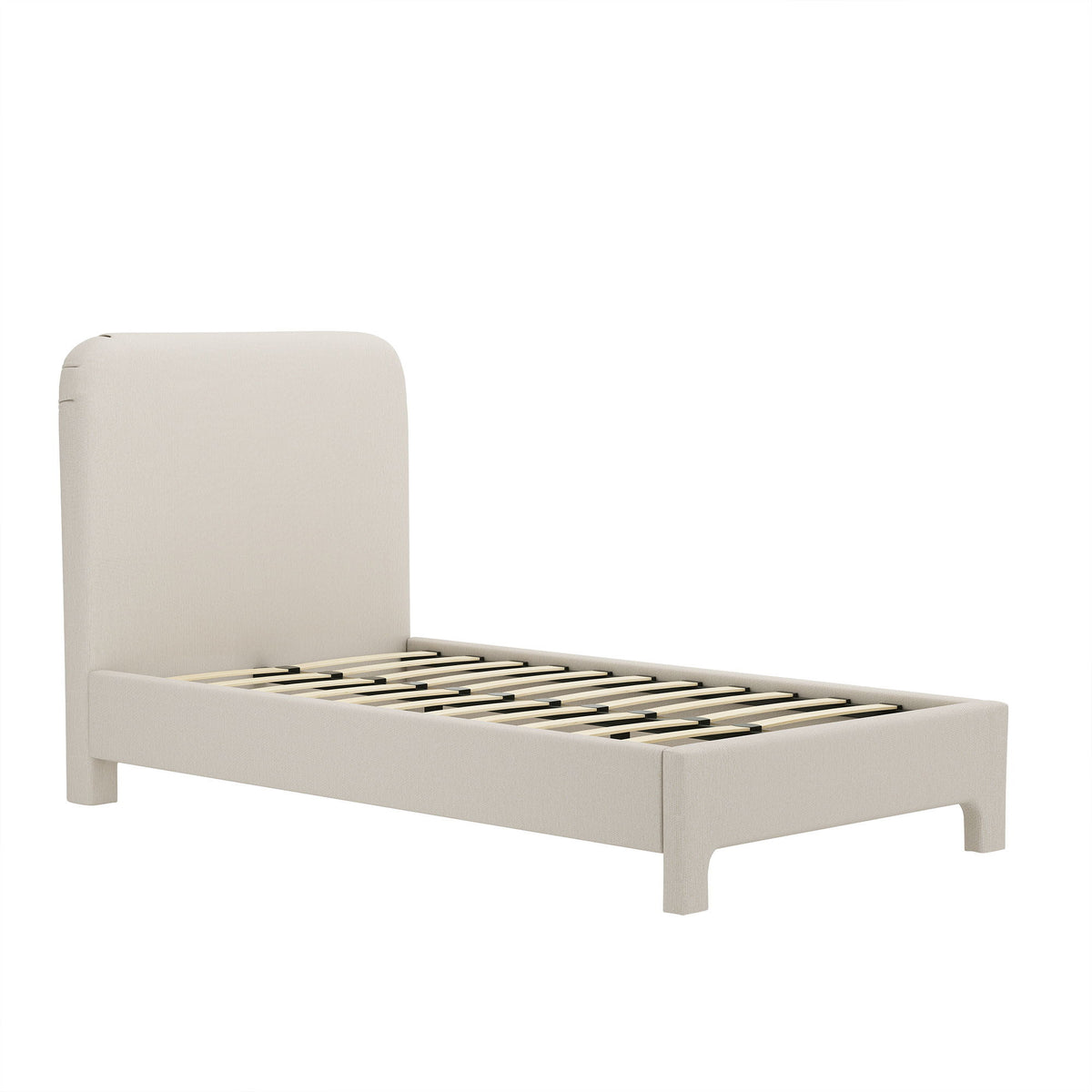 Layton - Rounded Corner Upholstered Bed