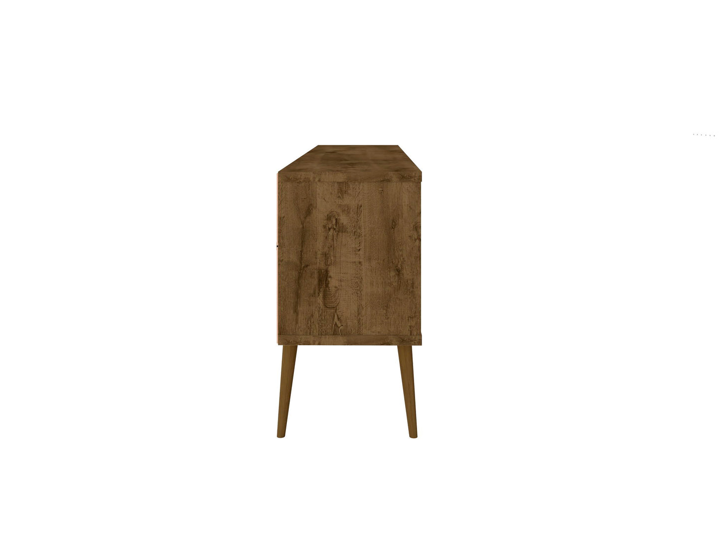 Manhattan Bradley - TV Stand With Rustic Brown Base