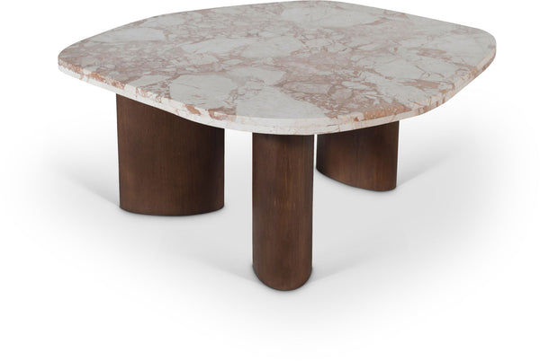 Puglia - Marble Top And Oak Wood Base Table
