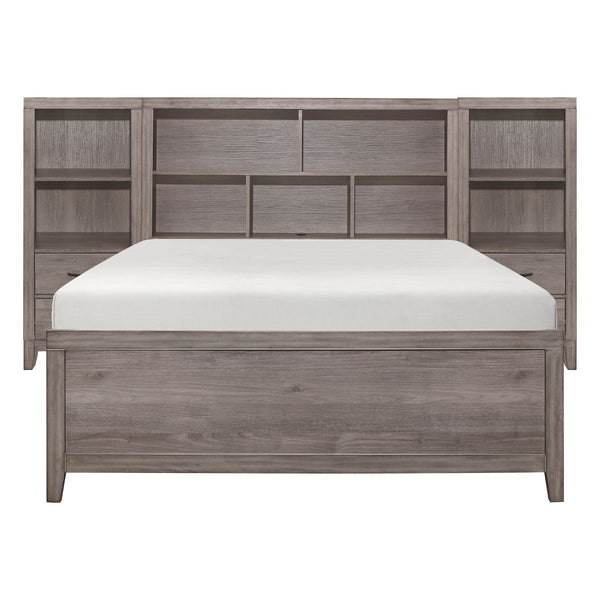 Woodrow 4pc Set Full Wall Bed with Toy Boxes (FB+2PNS+TFT)