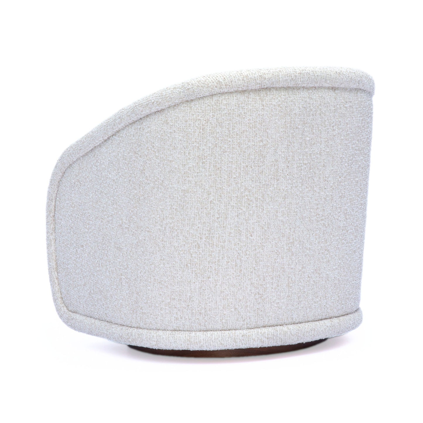 Clarke - Heavy Performance Boucle Swivel Accent Chair - Cream