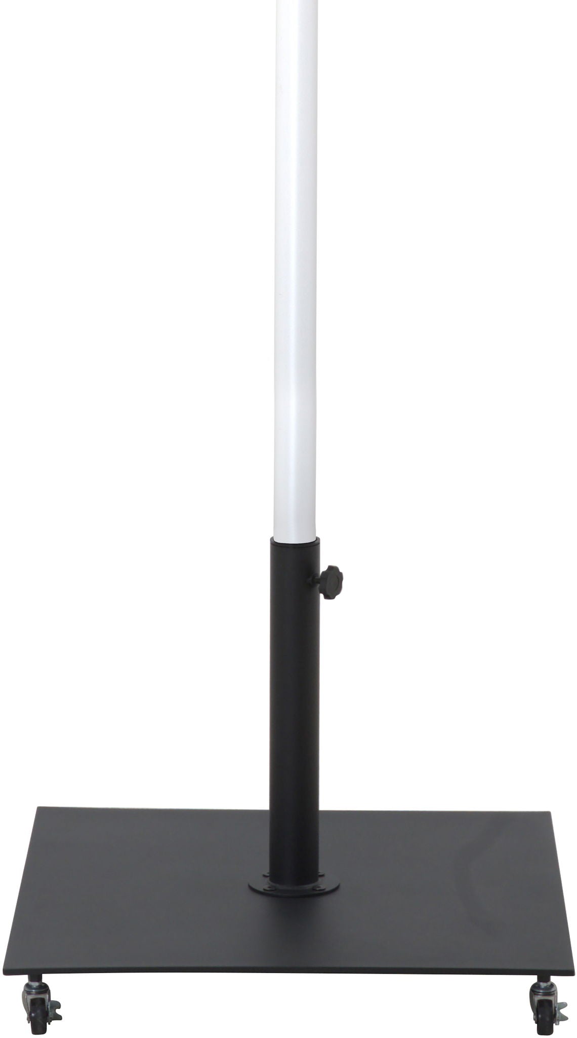 Fiji - Aluminum Patio Umbrella With Square Black And White Base