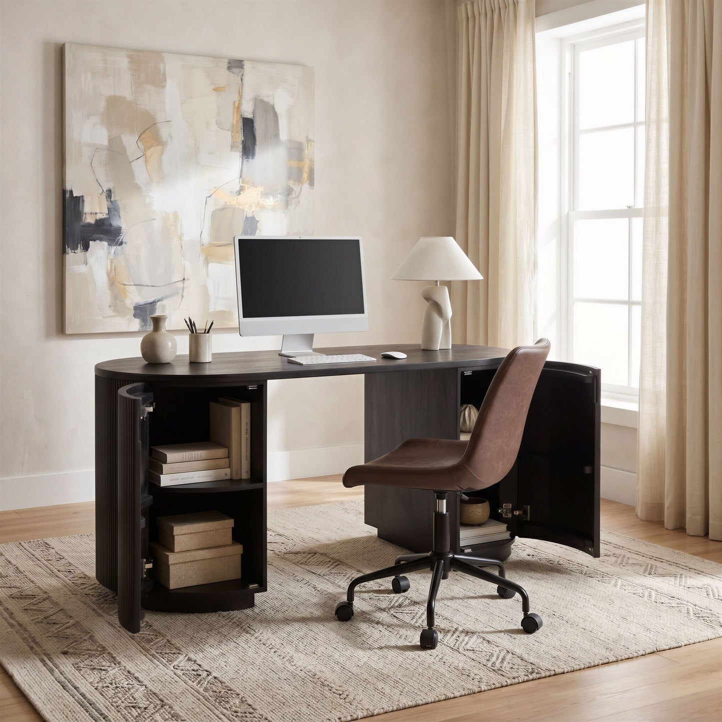 Barnaby - Desk - Black