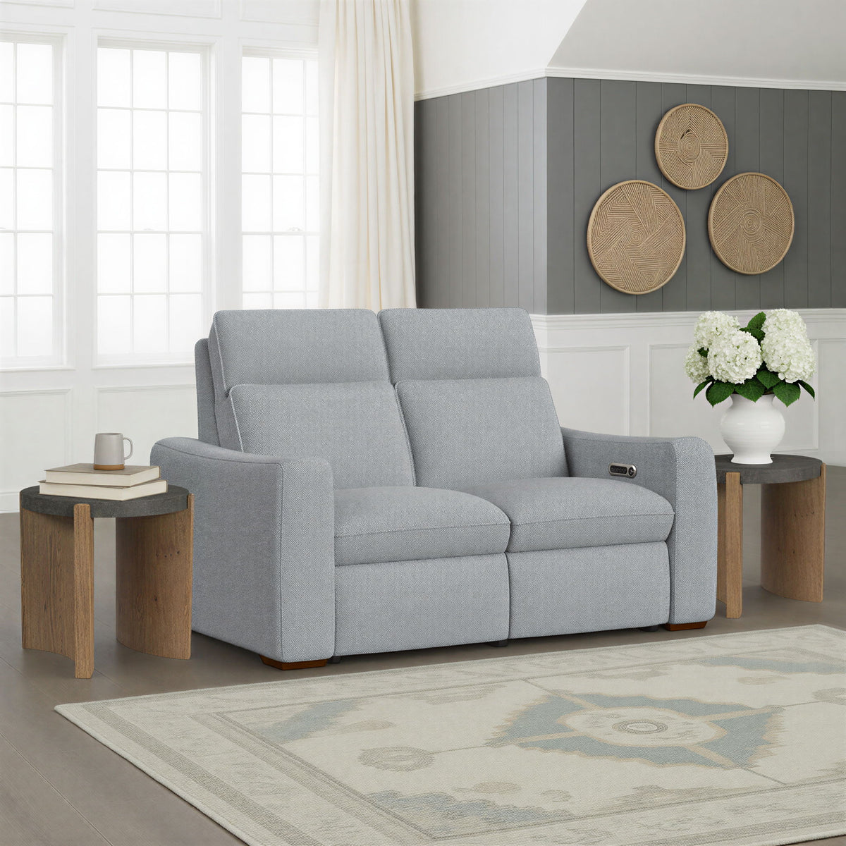 Ava - Power Reclining Loveseat With Power Headrest & Lumbar