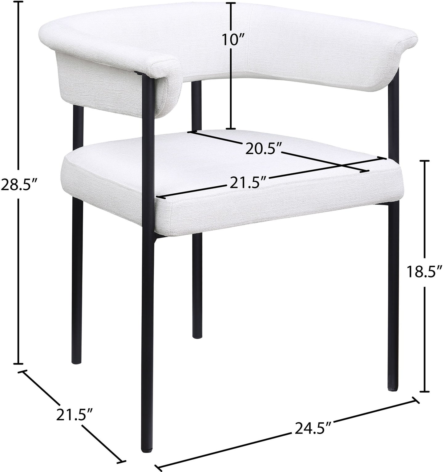 Malin - Linen Dining Chair (Set of 2)