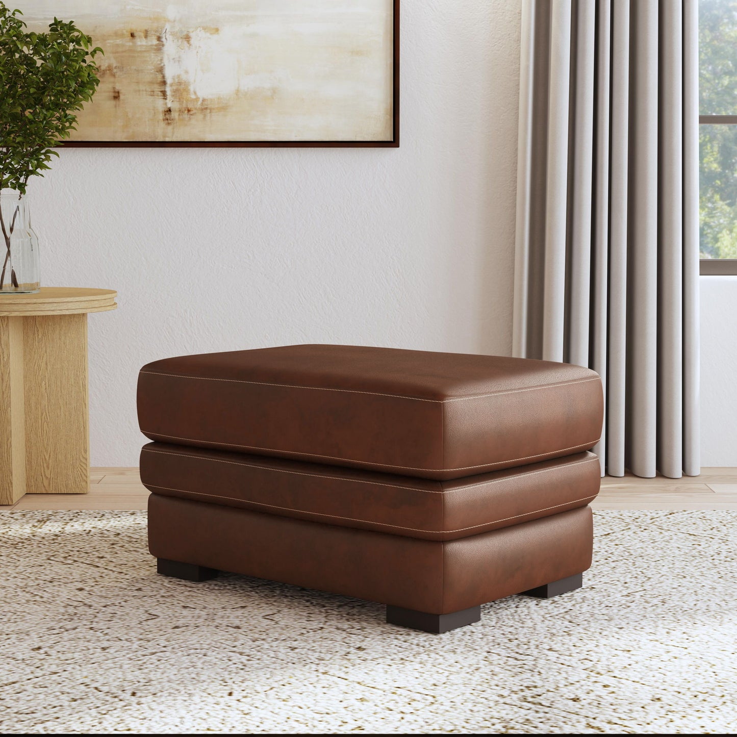 David - Ottoman - Pecan