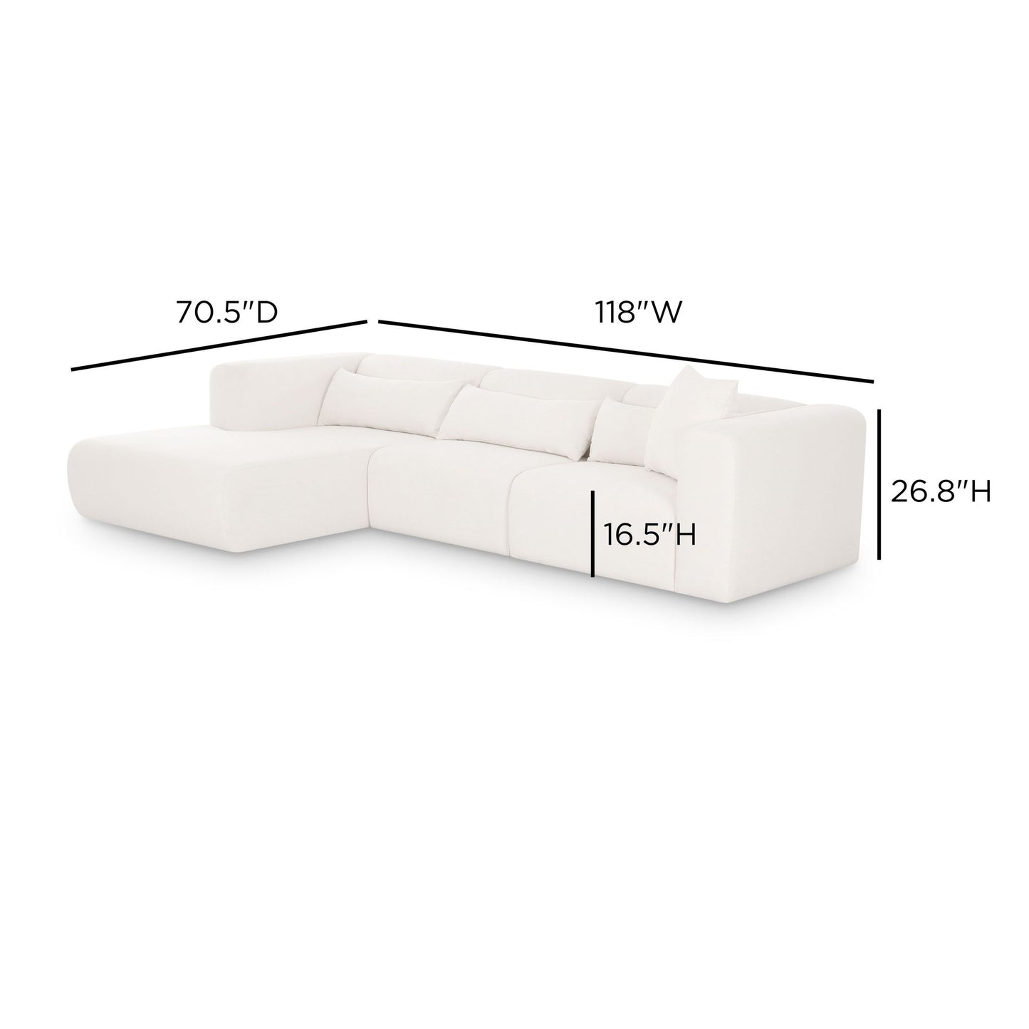 Tarra - Chenille Modular Sectional