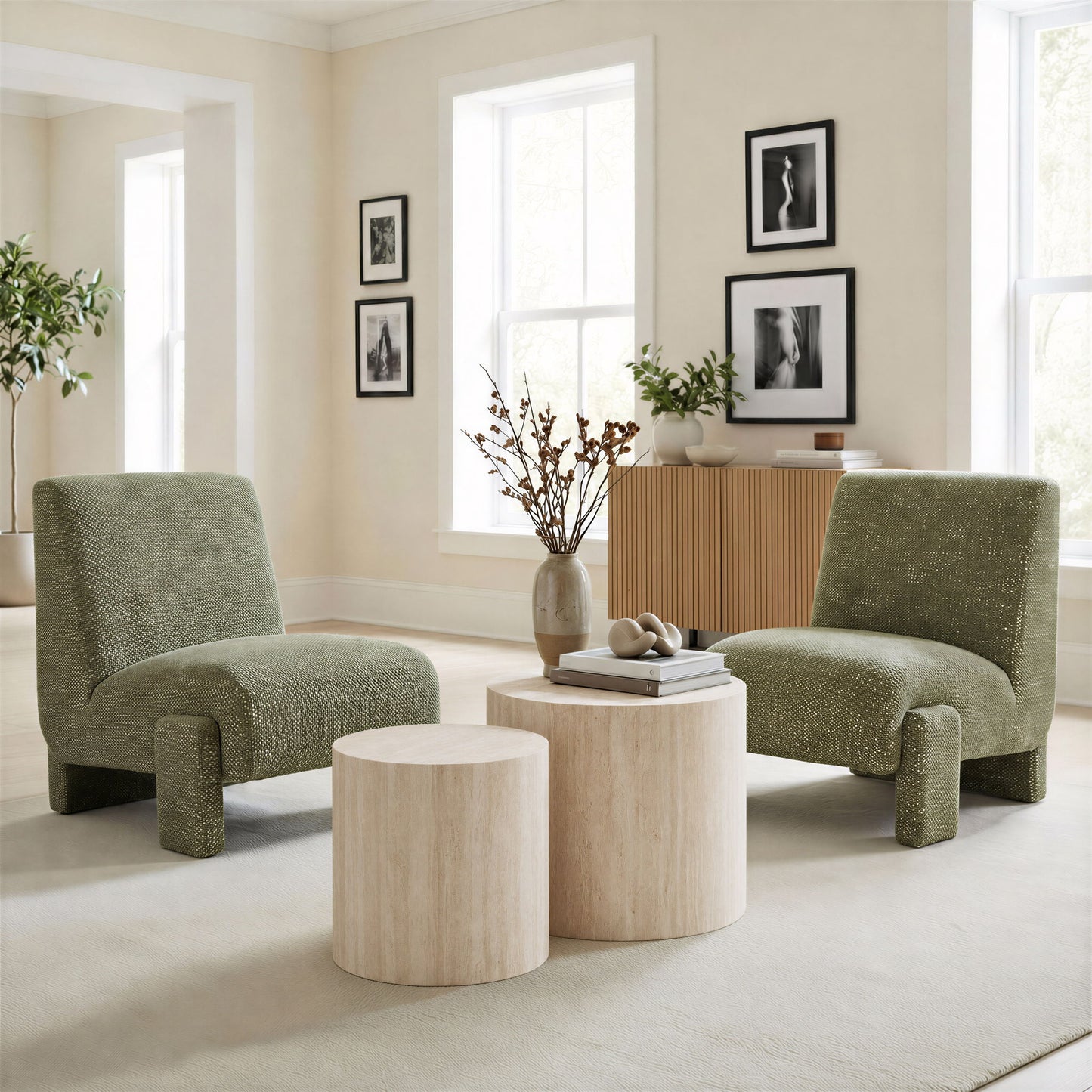 Carzo - Coffee Table Set - Stone Beige