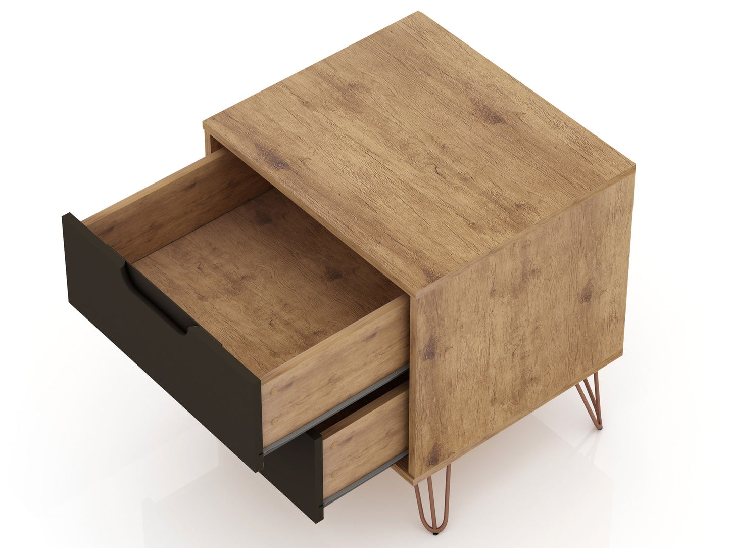 Manhattan Rockefeller - 2-Drawer Nightstand