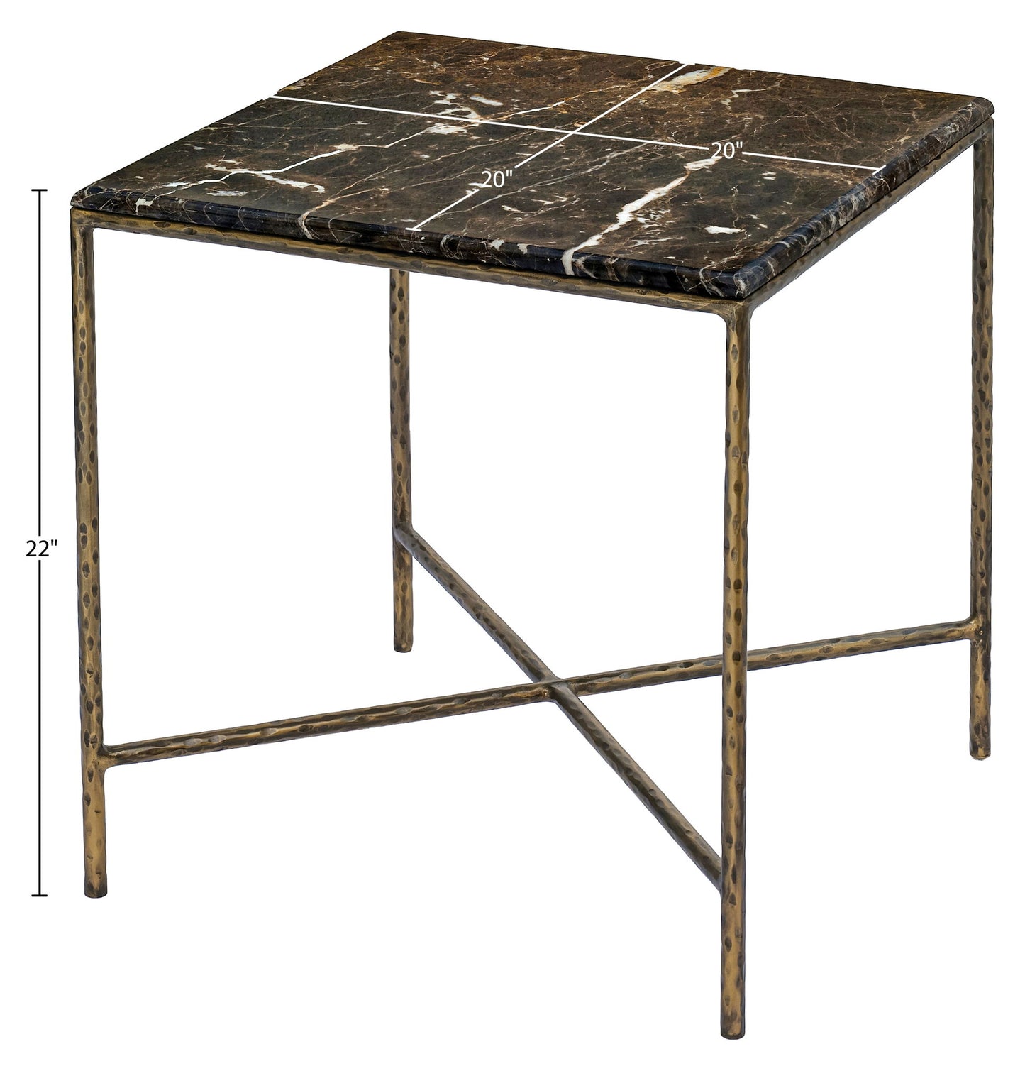Valen - Marble And Iron Table