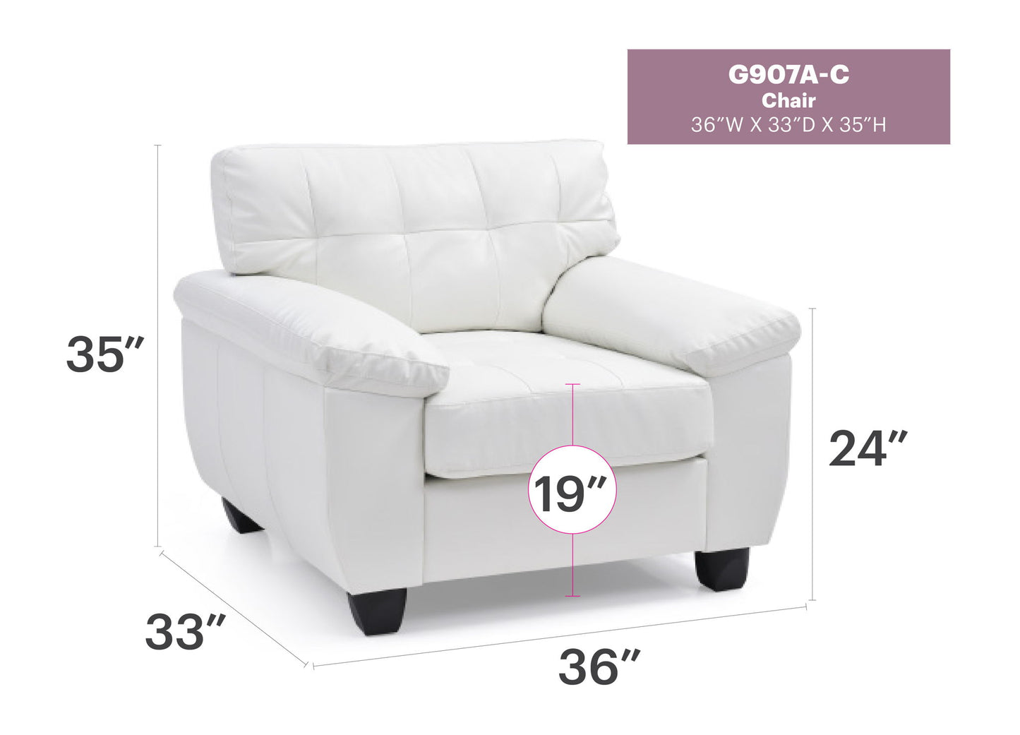 Glory Furniture - Gallant - Chair