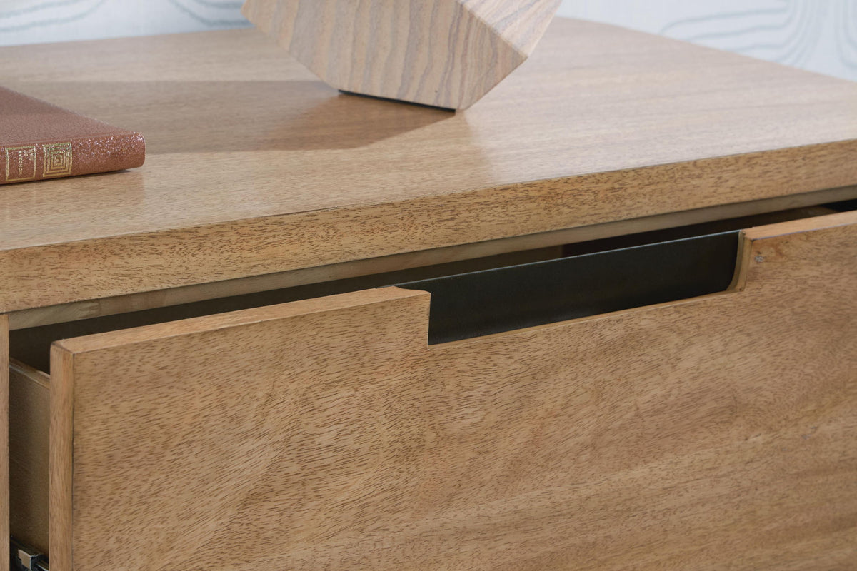 Pamaria - Five Drawer Chest - Light Brown