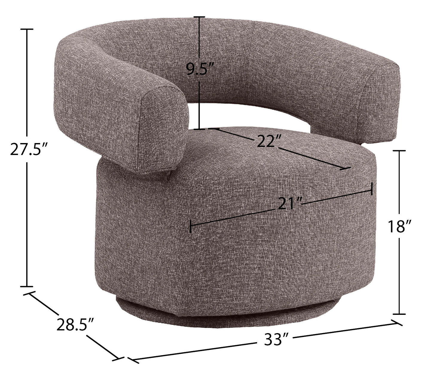 Niya - Swivel Accent Chair