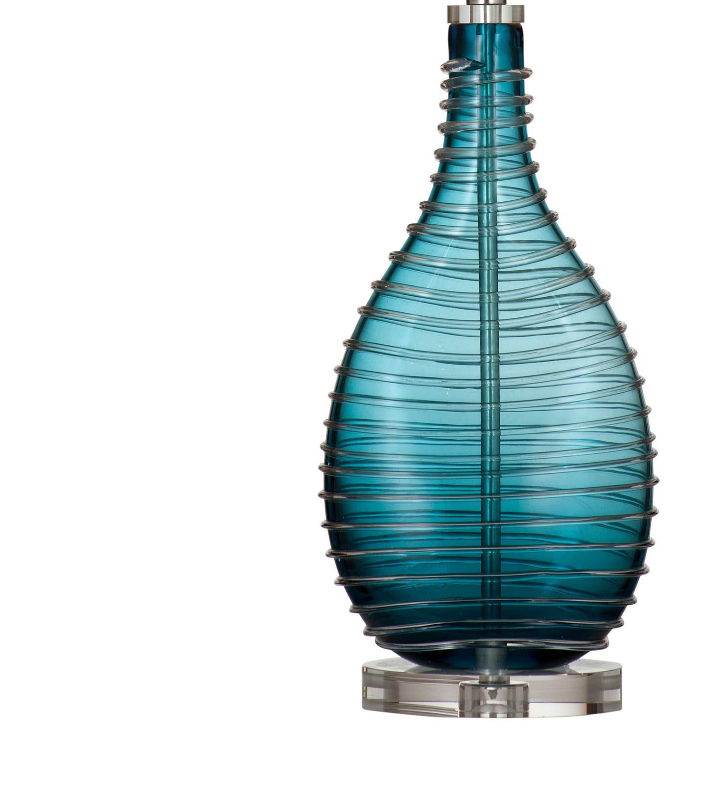 Andorra - Table Lamp - Blue / White