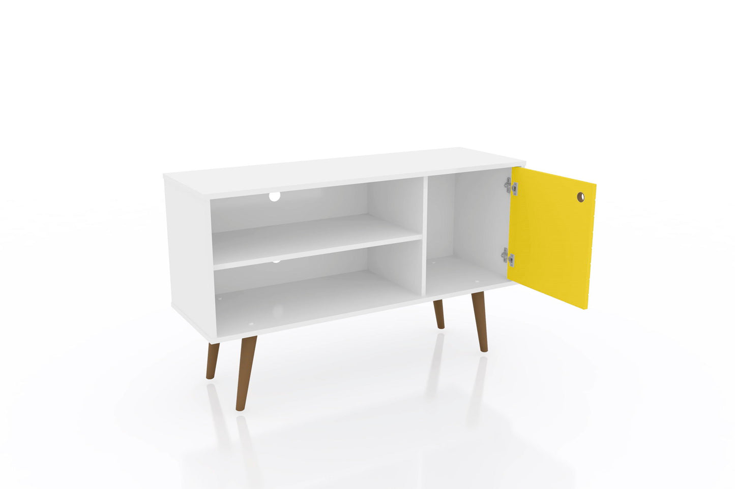 Manhattan Liberty - TV Stand With White Frame