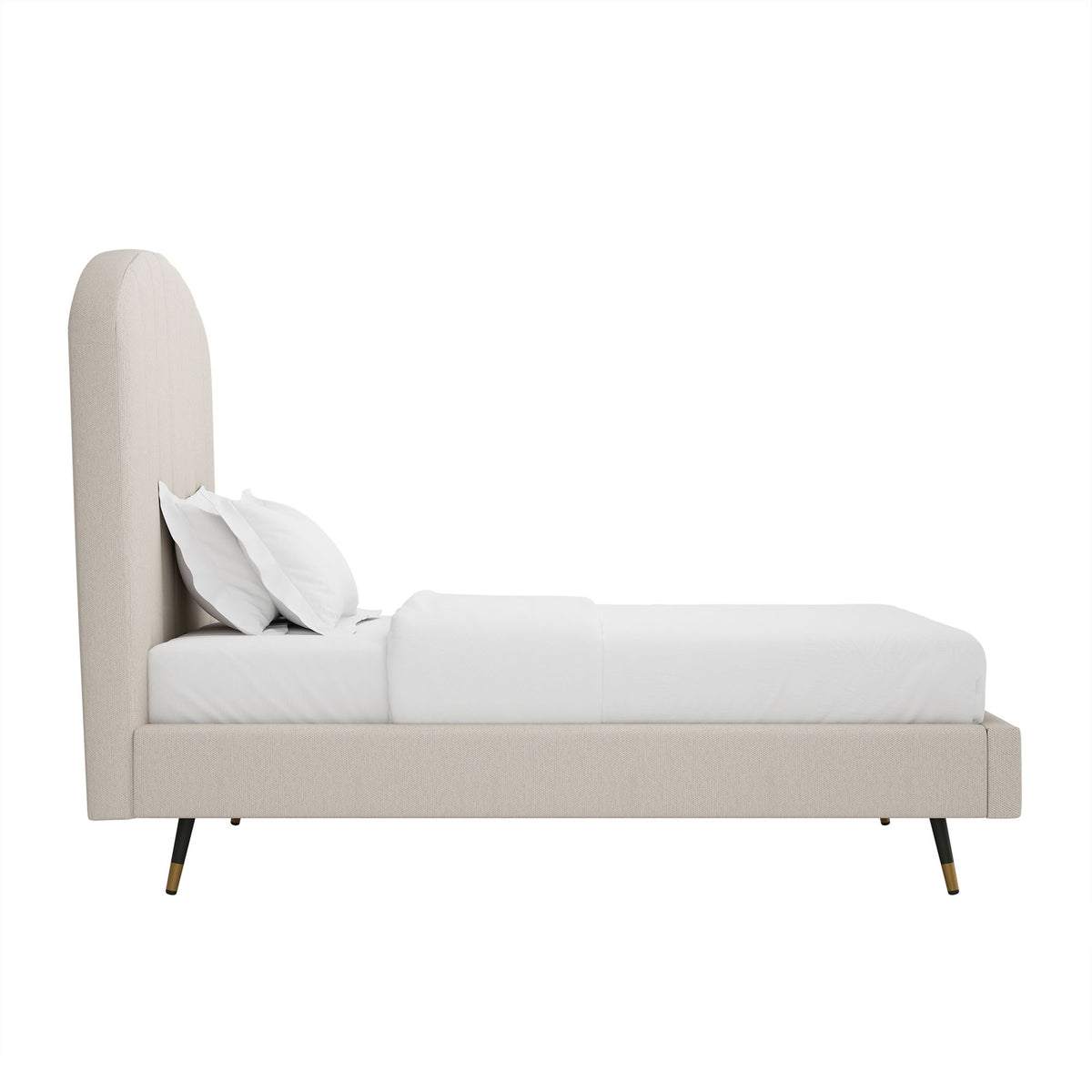 Liraine - Arched Channel Upholstered Bed