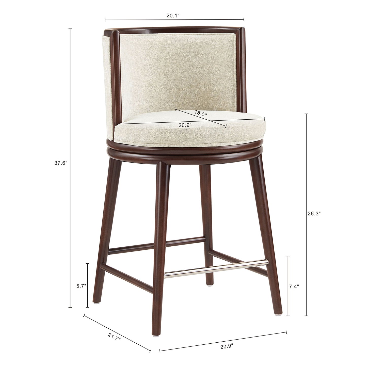 Manhattan Evalyn - Counter Stool