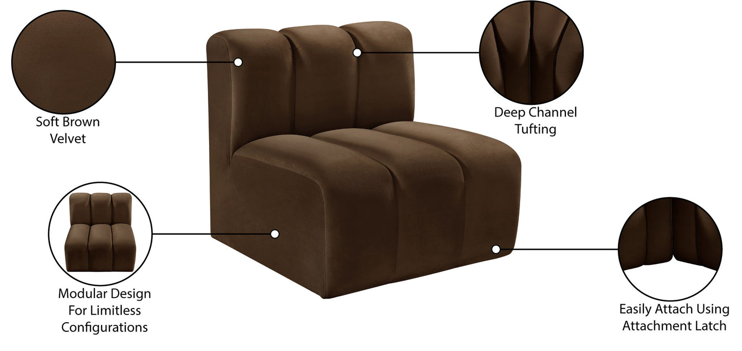 Arc - Velvet Straight Chair
