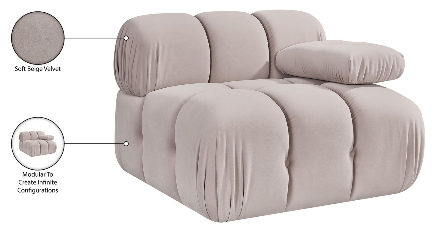 Orin - Velvet Performance Fabric Upholstered Modular Chair