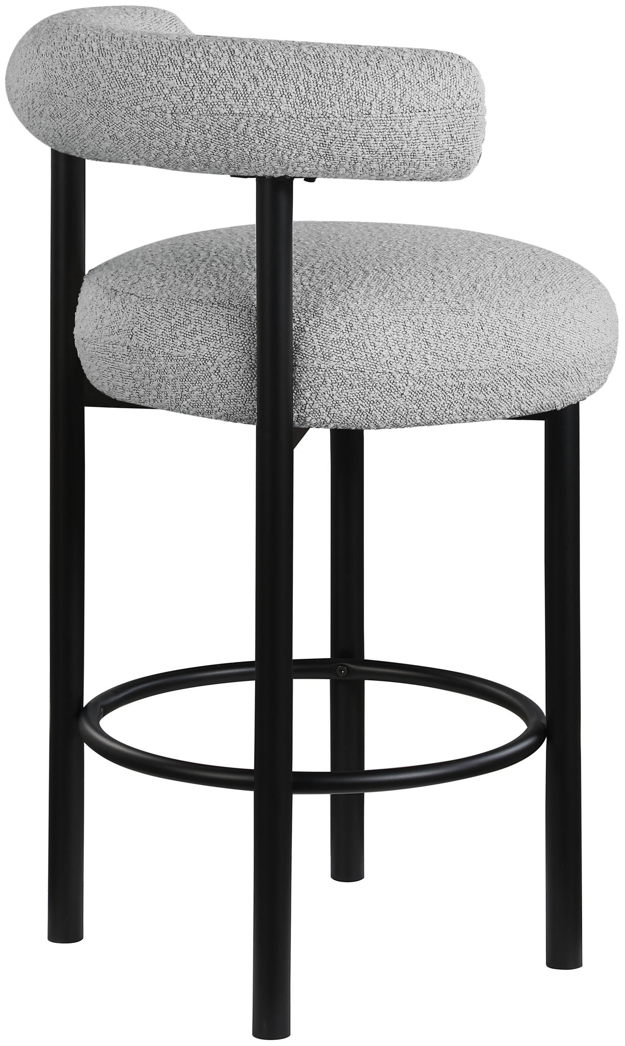 Bordeaux - Stool With Black Legs (Set of 2)