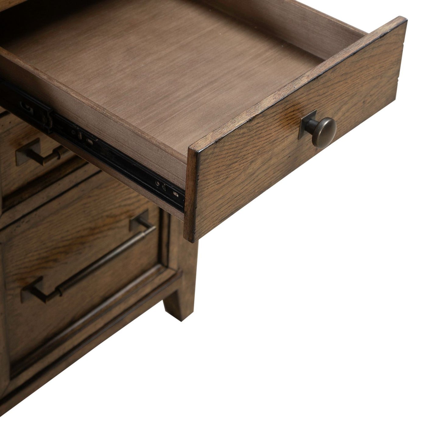 Carolina Park - Jr Executive Desk - Brown