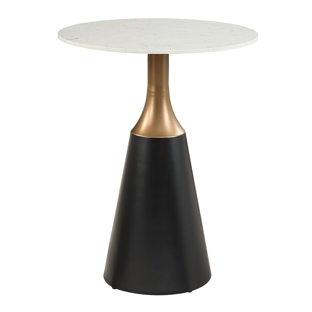 Jaramillo - Counter Height Table - Natural Marble Top & Black