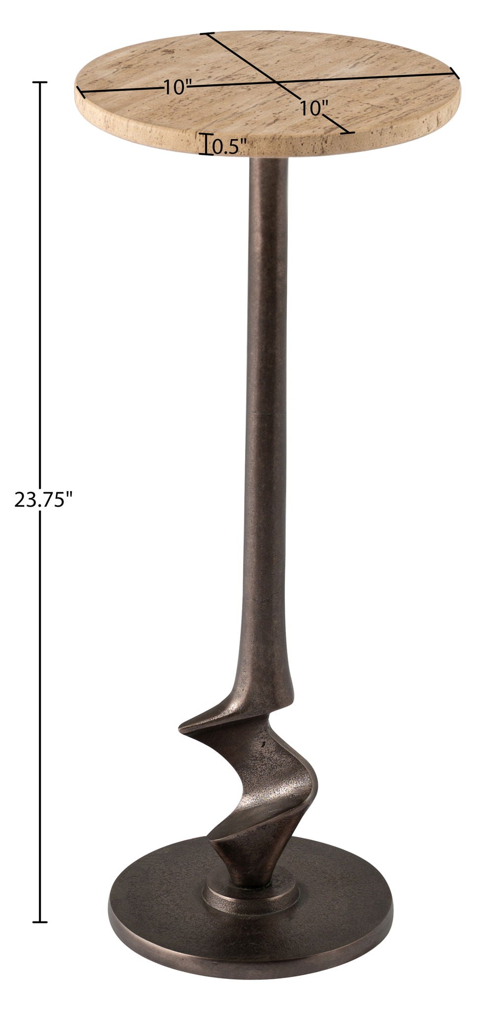 Oxira - Aluminum End / Side Table