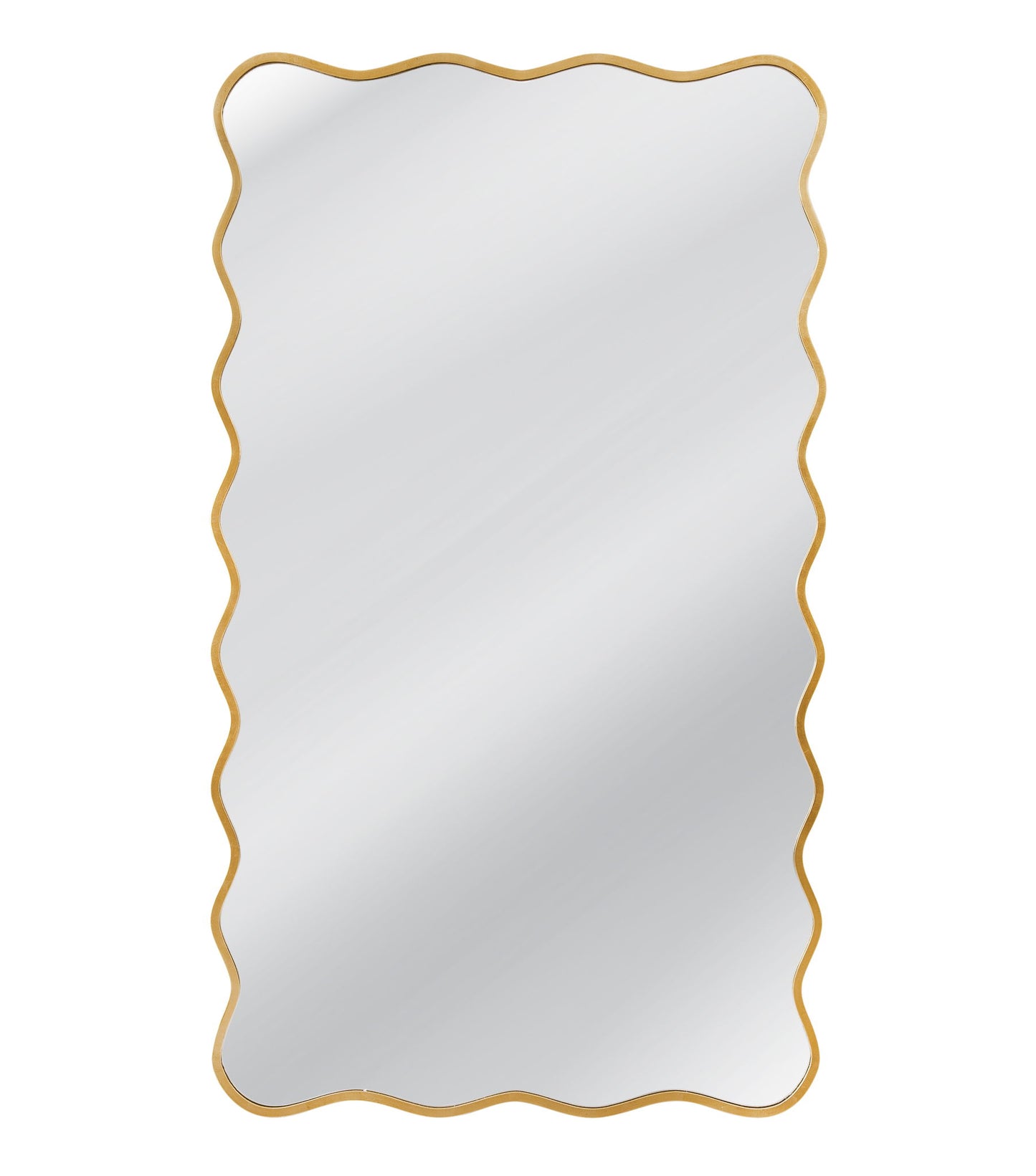 Freya - Floor Mirror - Antique Gold Leaf