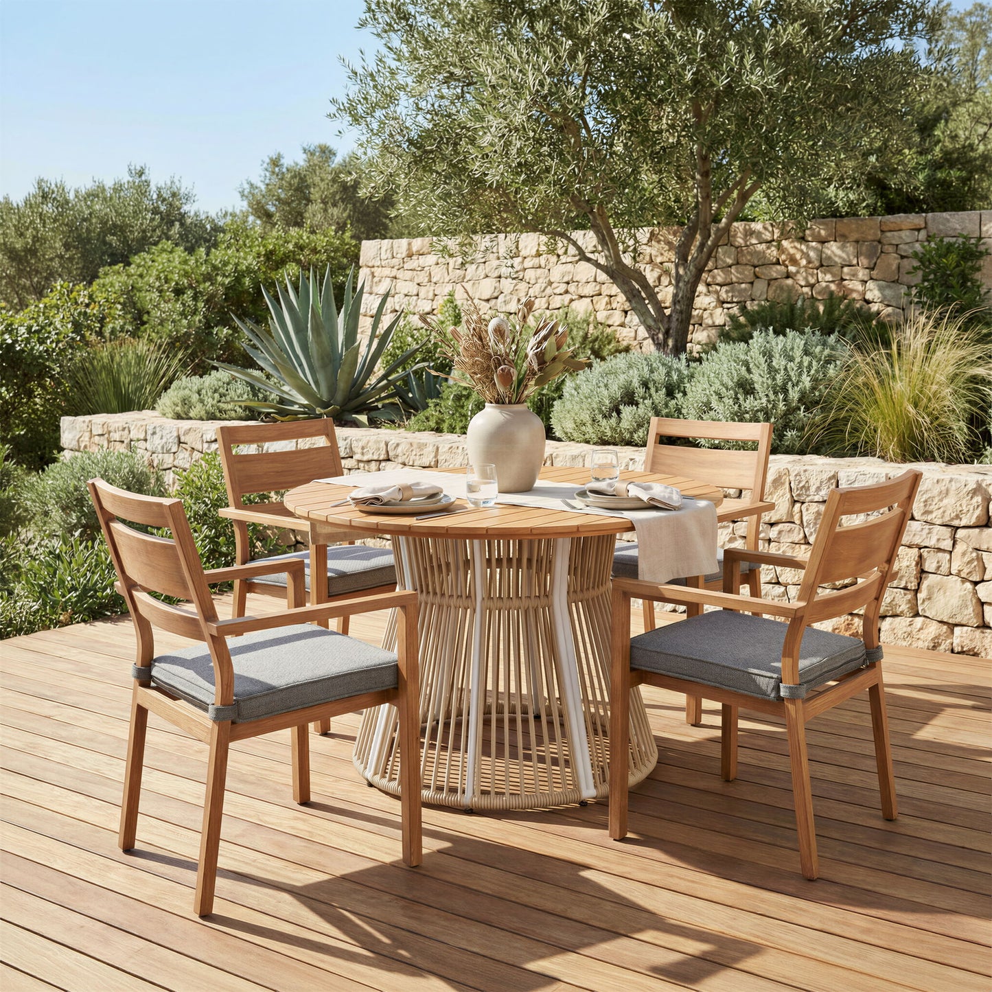 Rader - Outdoor Dining Chair (Set of 2) - Natural