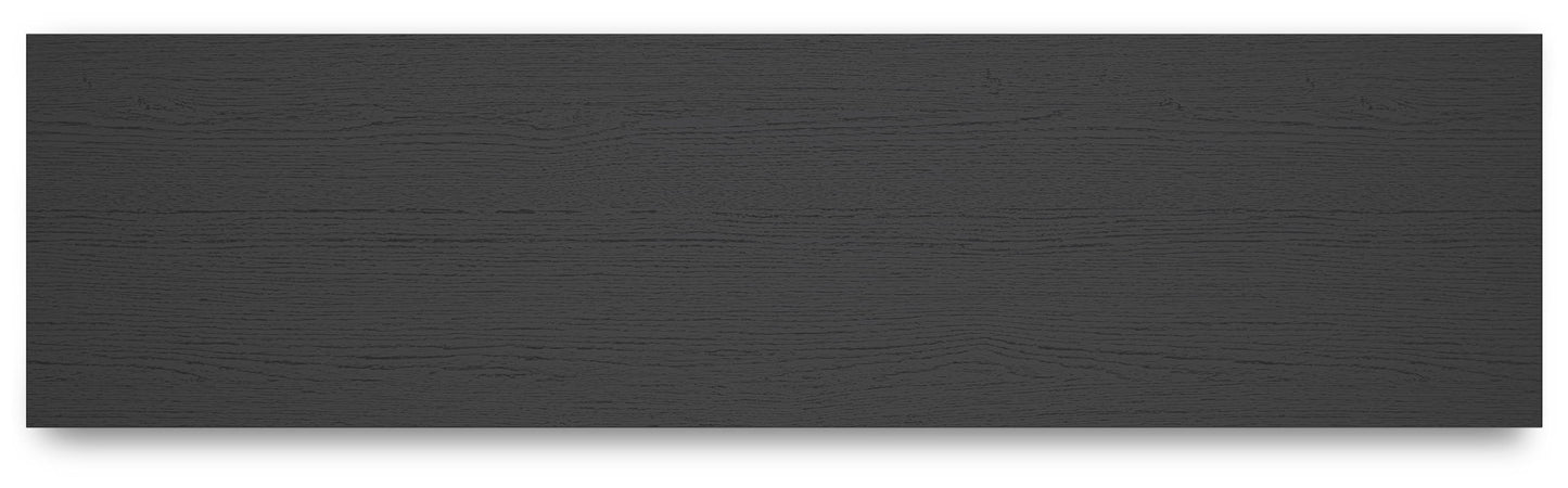 Cayberry - TV Stand With Fireplace - Black