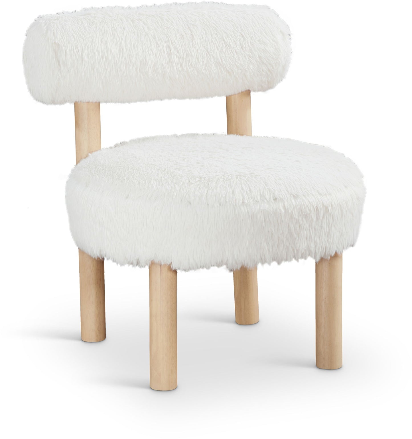 Ambre - Shearling Fabric Accent Chair