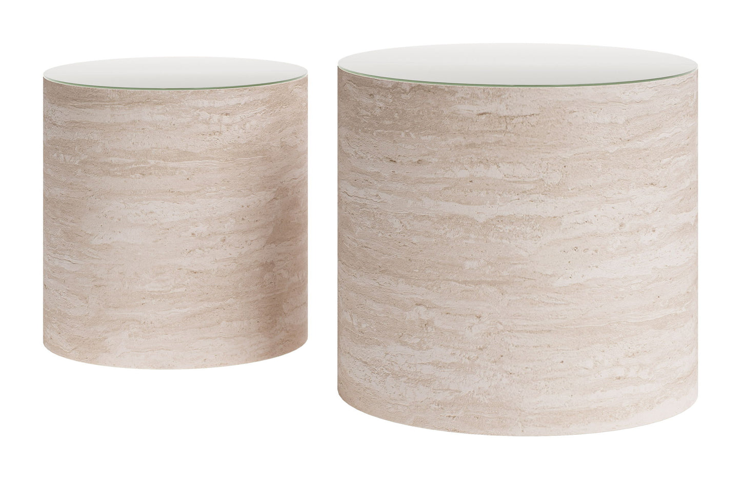 Carzo - Coffee Table Set - Stone Beige