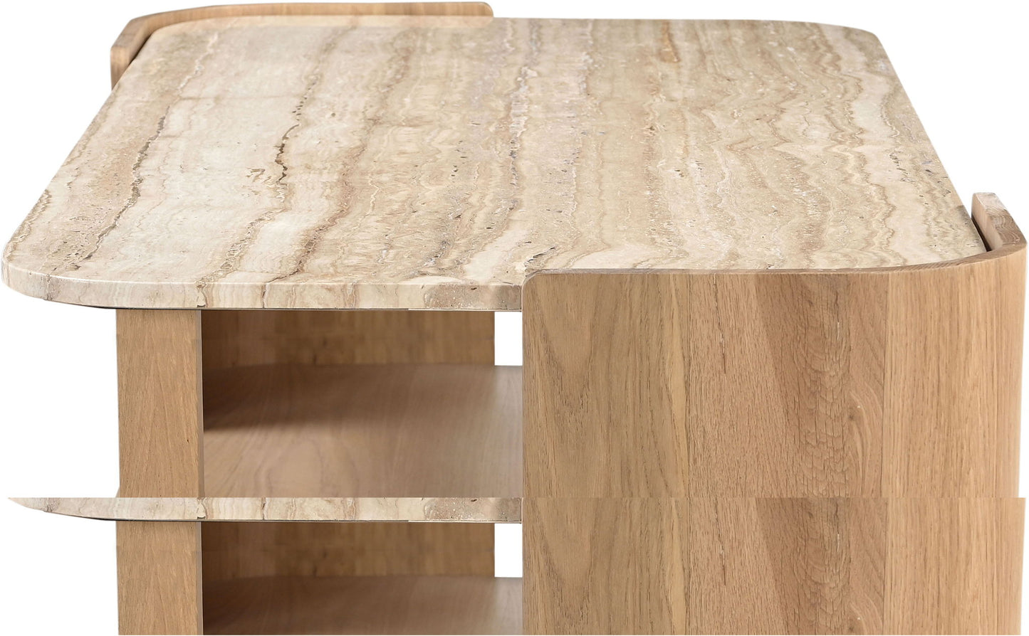 Calabria - Marble And Oak Wood Table