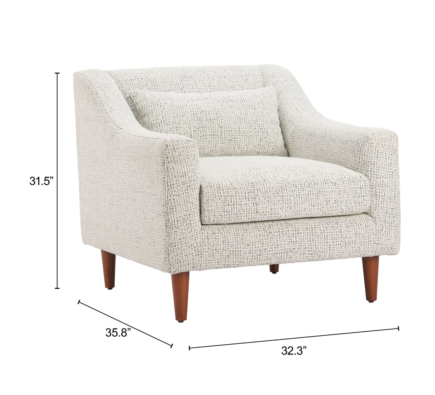 Koseli - Armchair - Pewter Gray