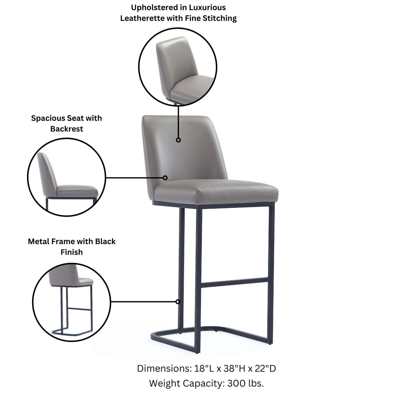 Manhattan Serena - Counter Stool