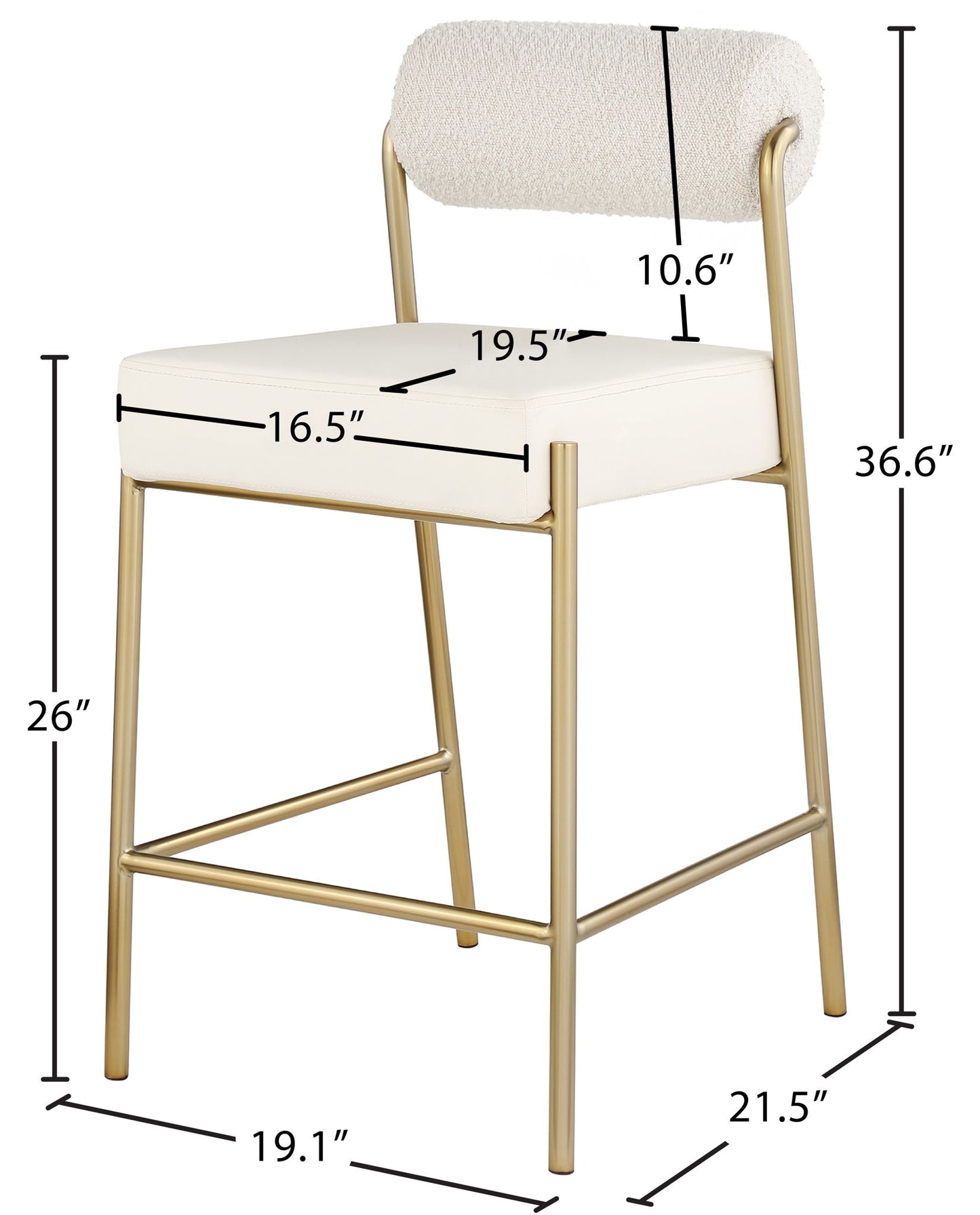 Carly - Counter Stool (Set of 2)