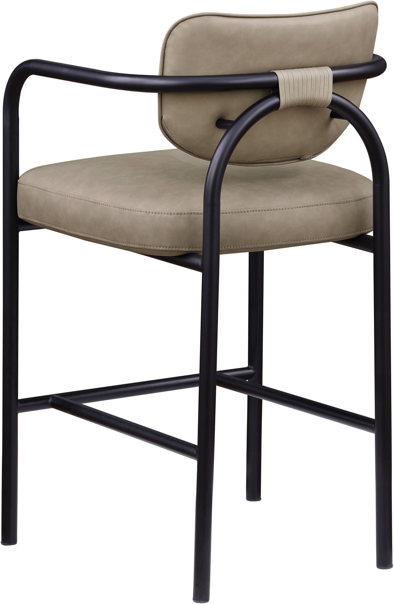 Serava - Vegan Leather Upholstered Bar Stool