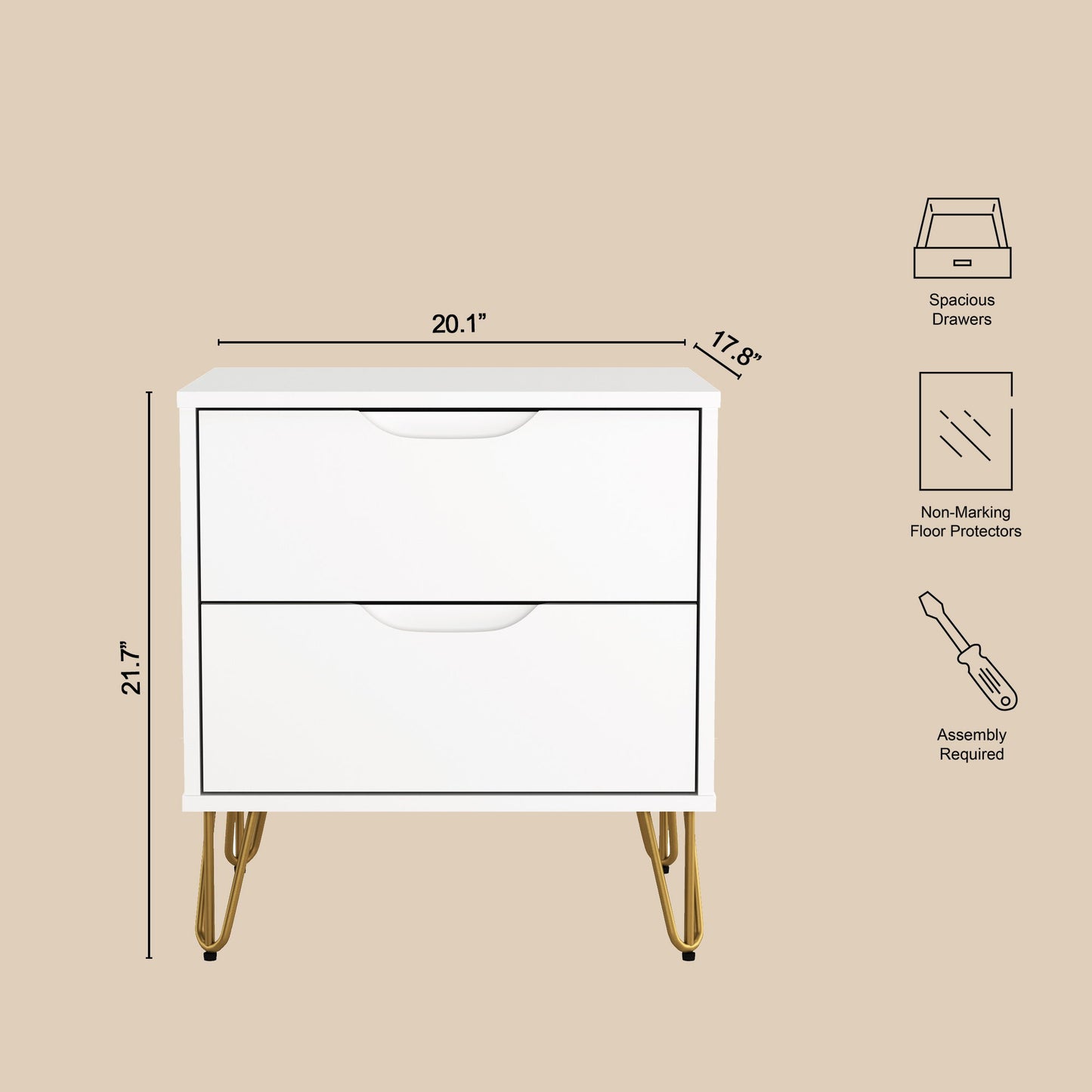 Manhattan Avira - Nightstand