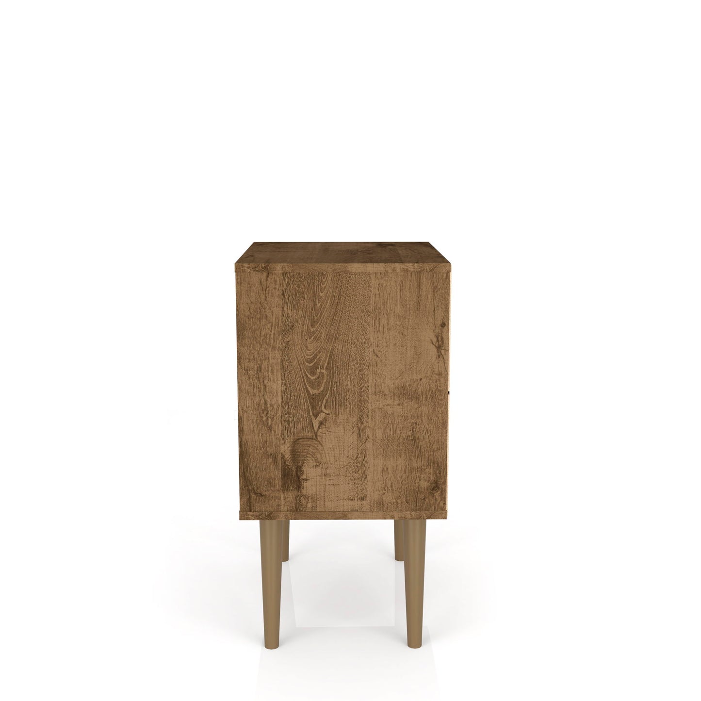 Manhattan Liberty - Nightstand Wtth Rustic Brown Frame
