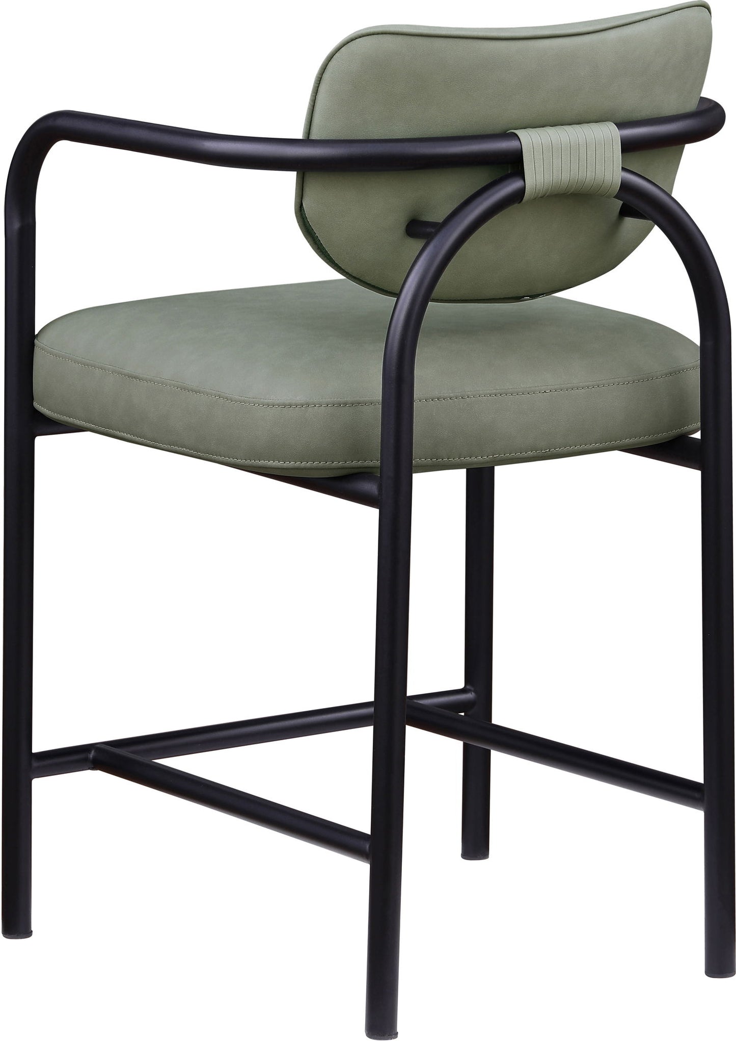 Serava - Vegan Leather Upholstered Bar Stool