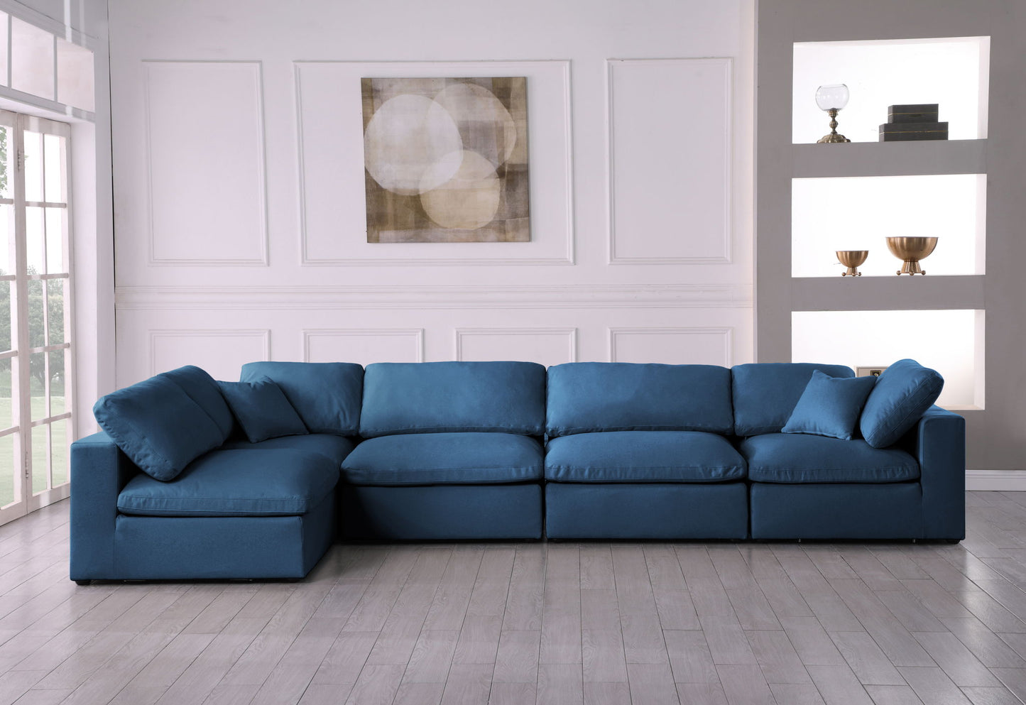 Plush - 5 Piece Modular Sectional