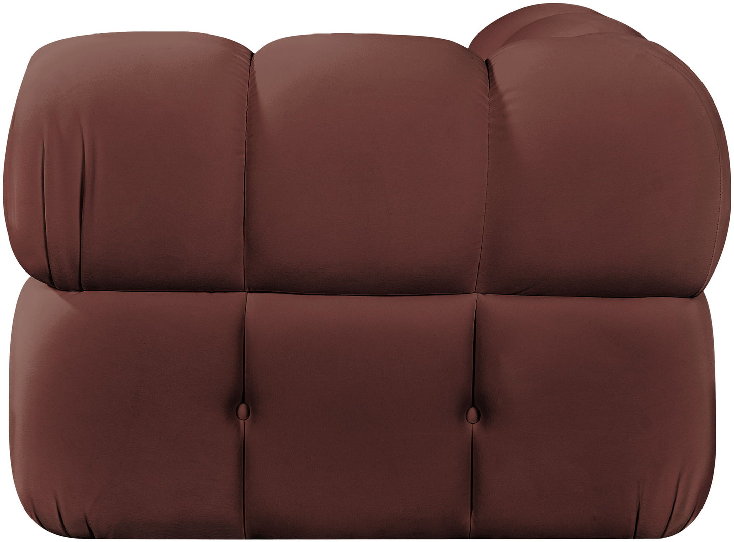 Orin - Velvet Performance Fabric Upholstered Modular Corner Chair