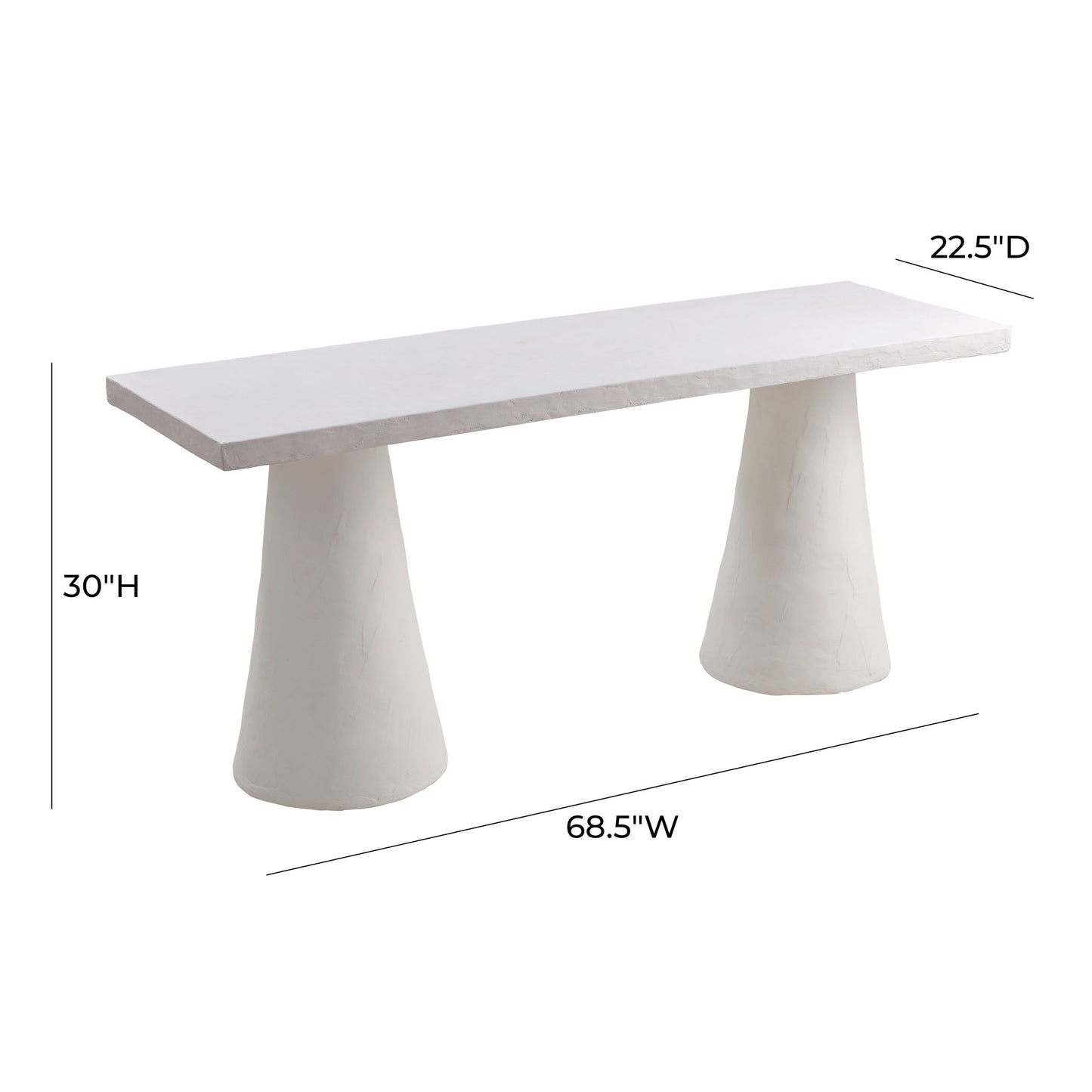 Dayana - Plaster Desk