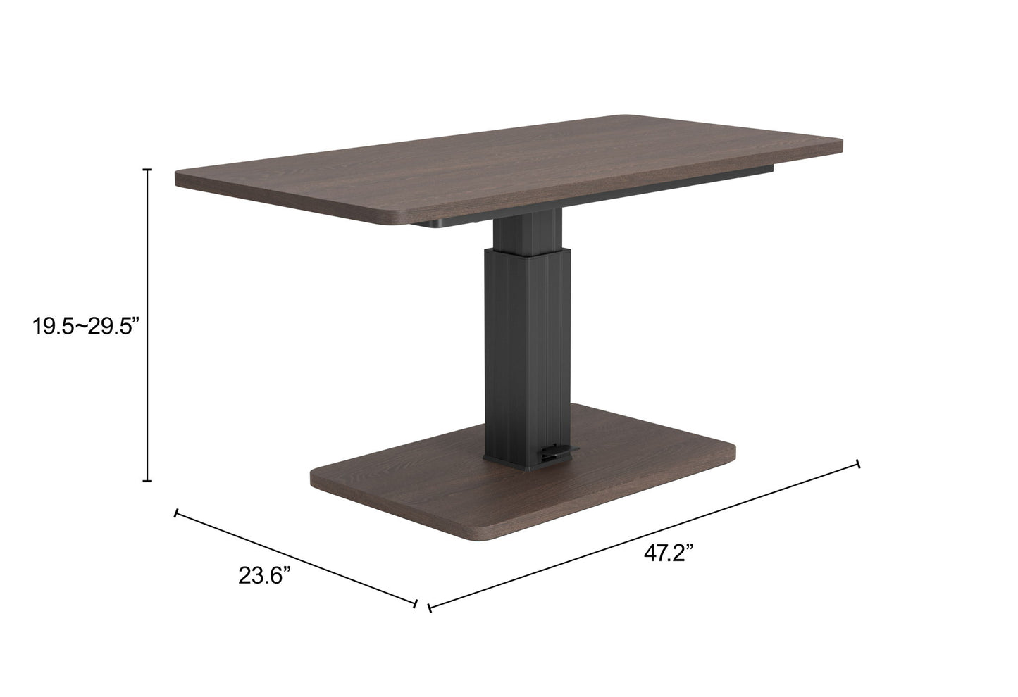 Brule - Adjustable Dining Table