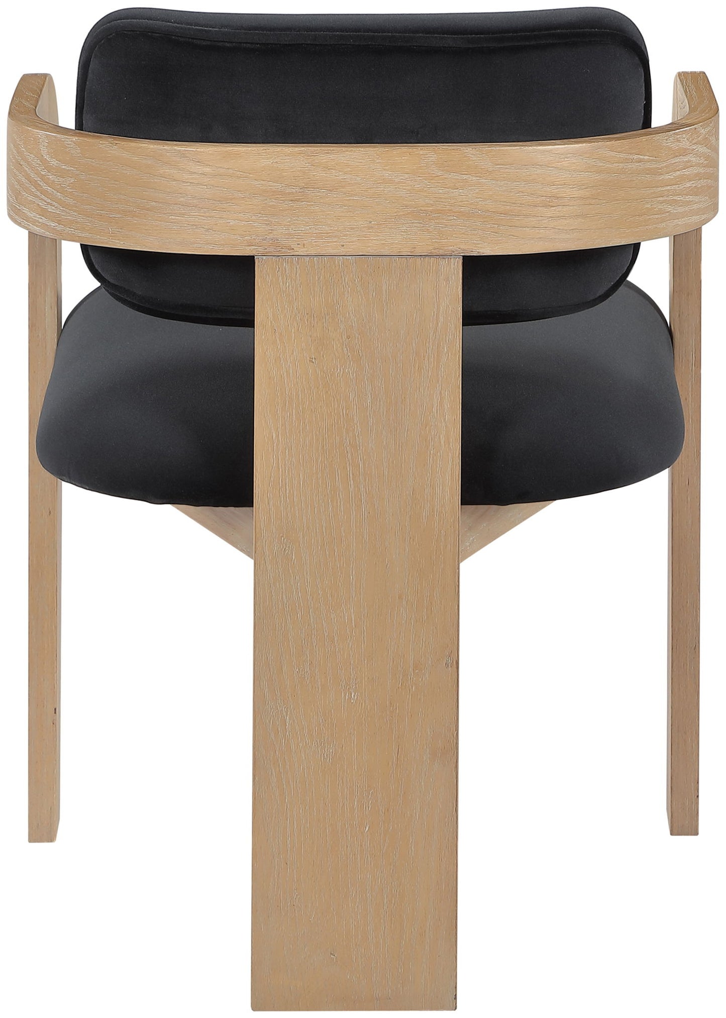 Cedra - Velvet Performance Fabric Upholstered Dining Chair (Set of 2) - Natural Frame
