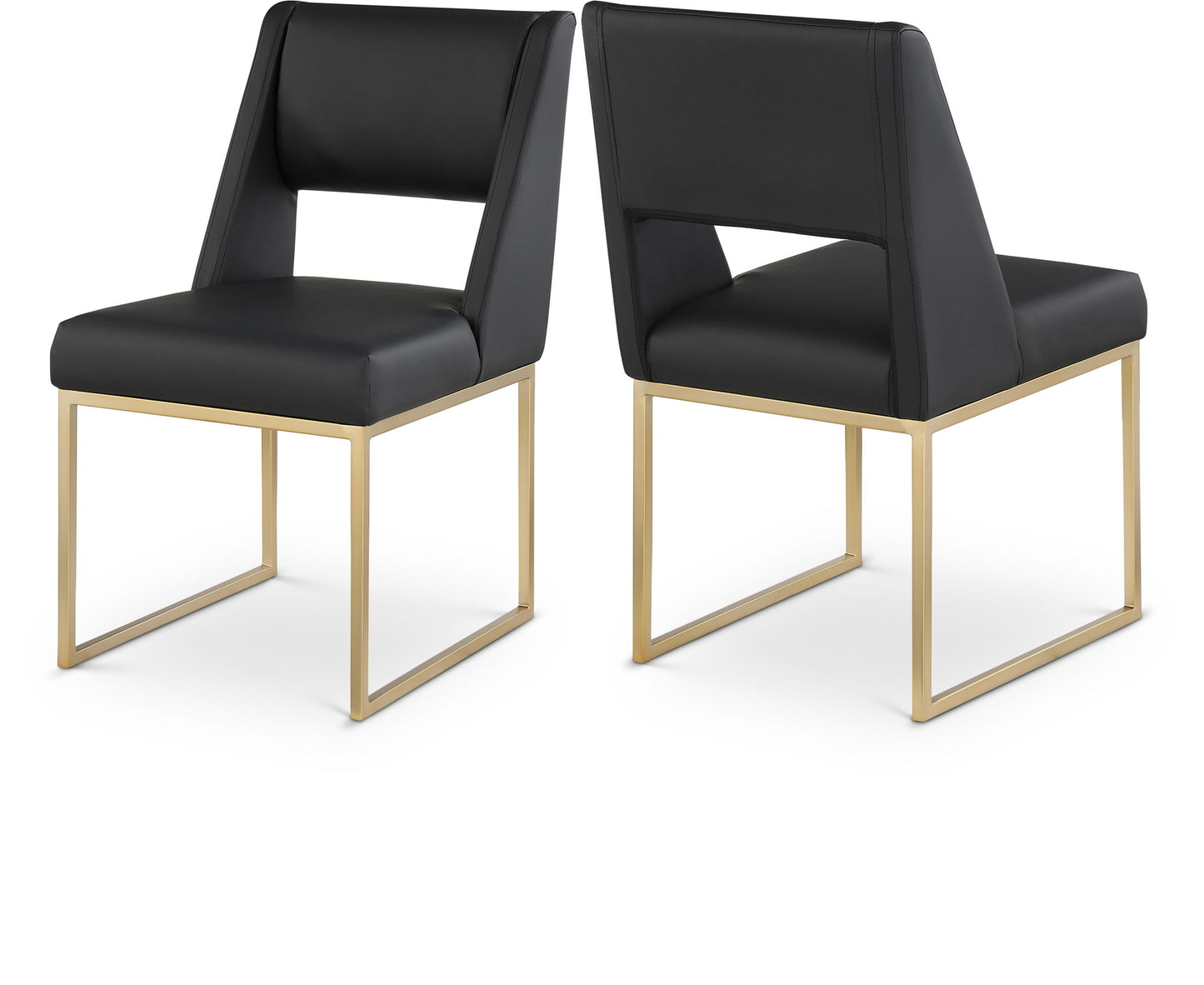 Jayce - Dining Chair (Set of 2), Gold Base