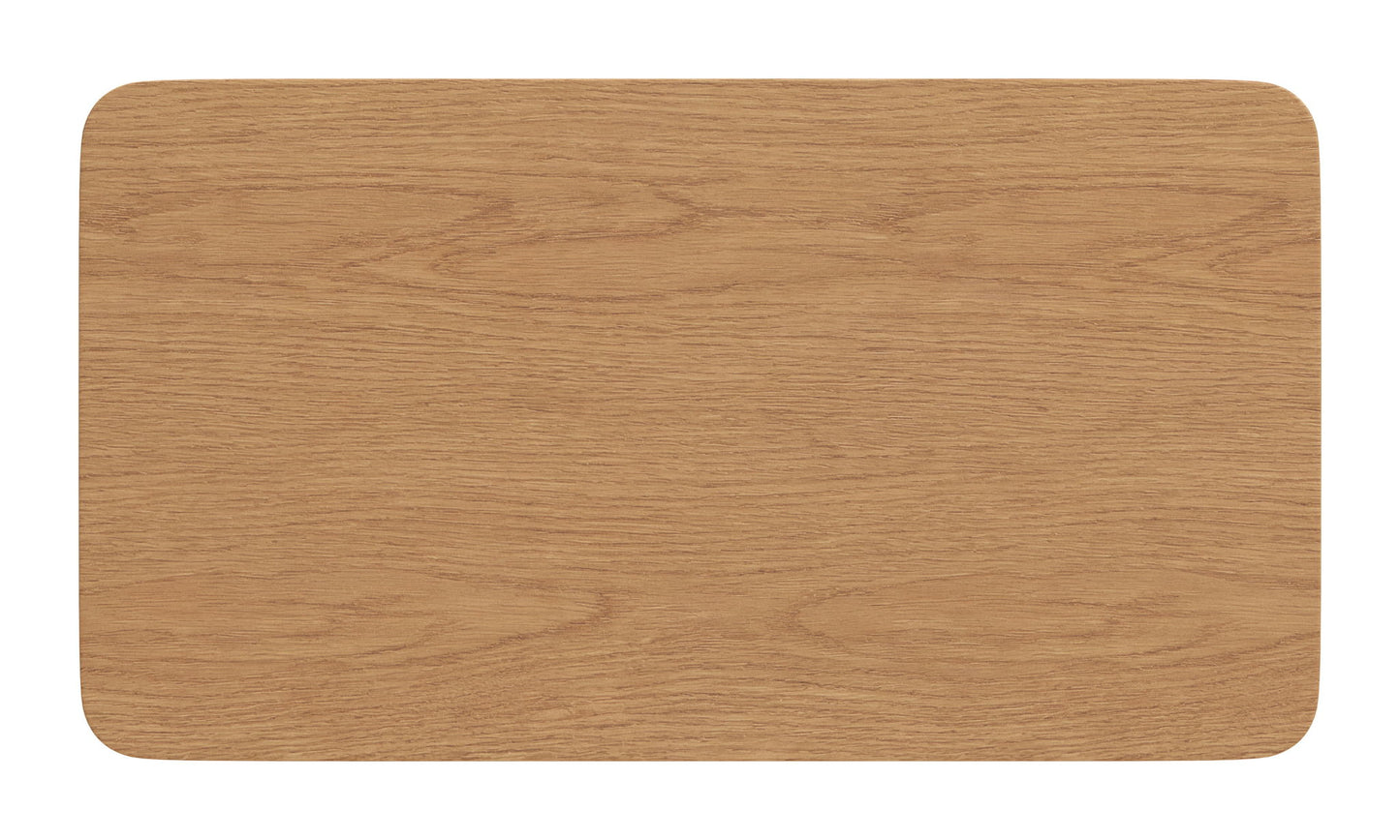 Pebble - Side Table - Light Brown / White