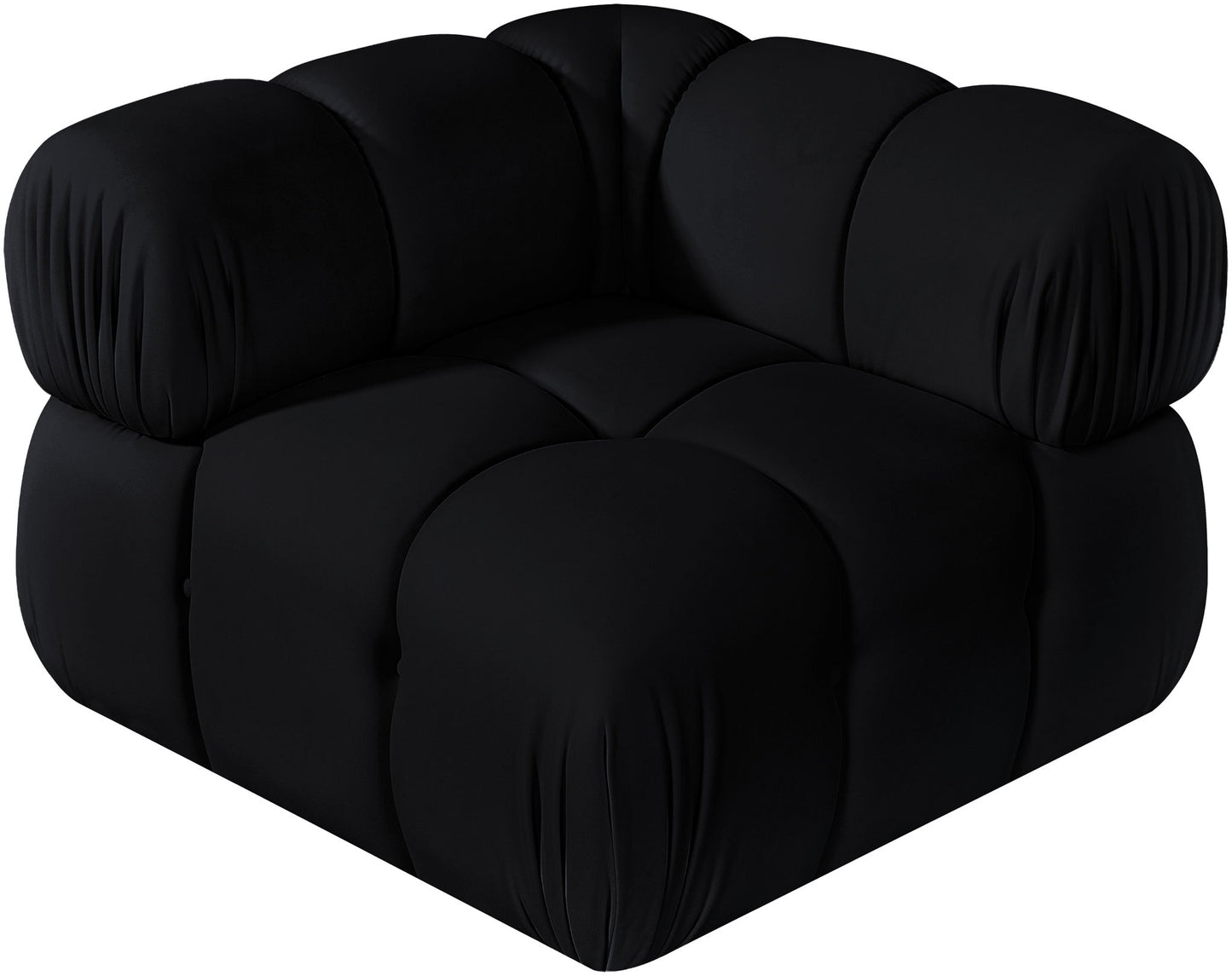 Orin - Velvet Performance Fabric Upholstered Modular Corner Chair